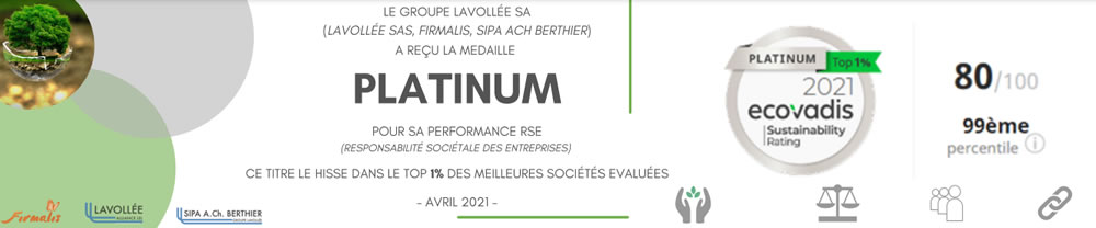 Lavollee Ecovadis Platinum